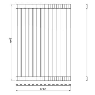 Сушилка для посуды, ролл-мат Reflexion Arno RX3032GD брашированное золото